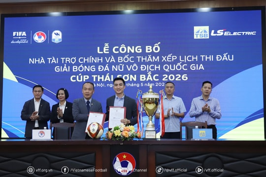 7 đội bóng tranh tài tại Giải bóng đá nữ vô địch quốc gia 2026