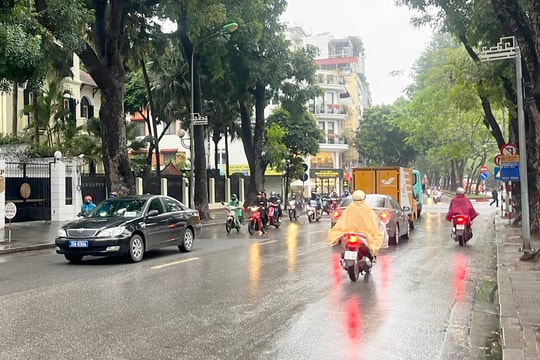 Bắc Bộ nhiều nơi có mưa vừa, mưa to và dông