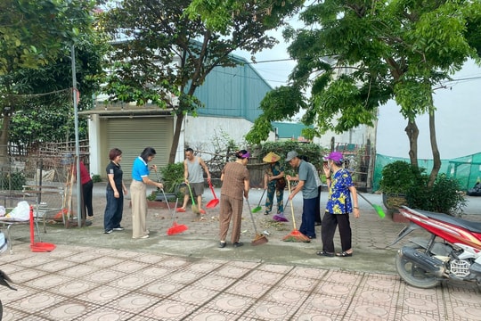 Đồng lòng từ cơ sở để đổi thay môi trường sống ở từng khu dân cư