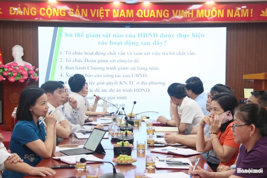 Tập huấn nâng cao kỹ năng giám sát, thẩm tra cho đại biểu HĐND xã Vĩnh Thanh