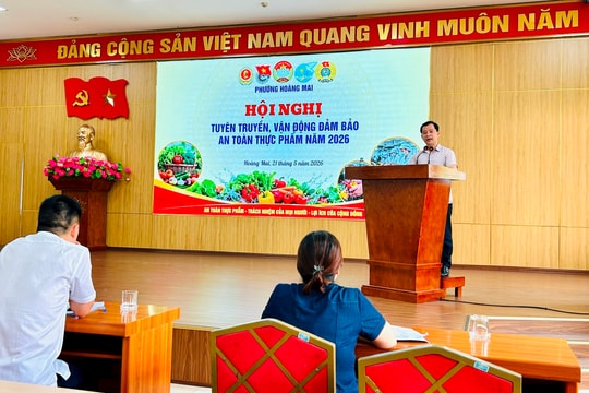 Phường Hoàng Mai khơi thông "điểm nghẽn" về an toàn thực phẩm