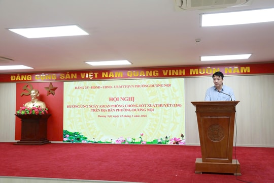 Phường Dương Nội hưởng ứng Ngày ASEAN phòng, chống sốt xuất huyết