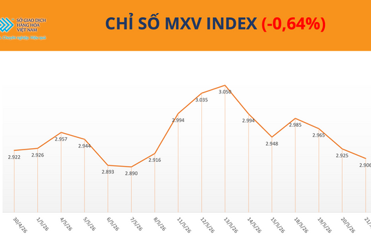 Thị trường phân hóa, MXV-Index giằng co
