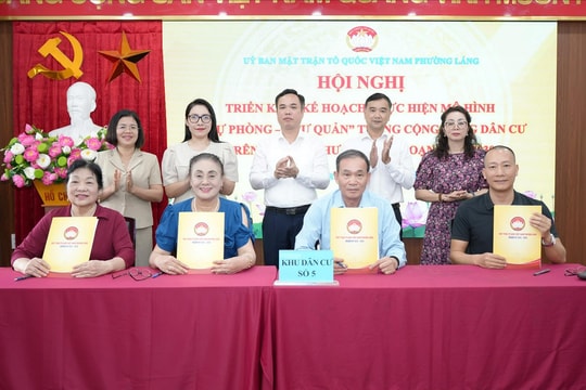 Phường Láng triển khai mô hình "3 tự phòng, 3 tự quản"