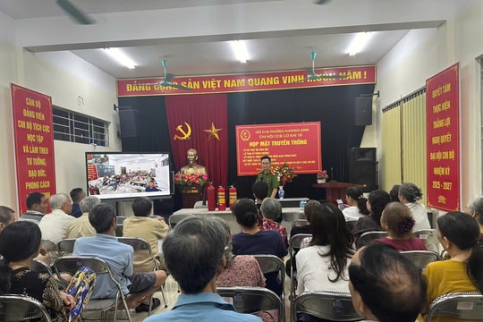 Tuyên truyền phòng cháy, chữa cháy cho người dân phường Khương Đình và Phương Liệt
