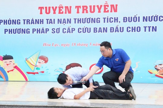Các địa phương ngoại thành Hà Nội: Triển khai giải pháp phòng, chống đuối nước cho trẻ em