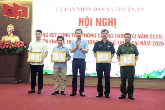 Xã Thuận An chủ động ứng phó thiên tai trước mùa mưa bão
