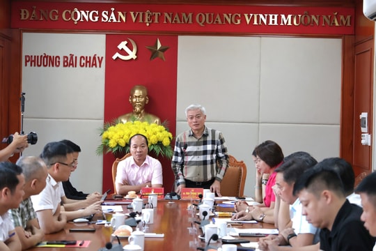Phường Đại Mỗ trao đổi học tập kinh nghiệm với phường Bãi Cháy