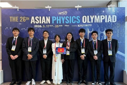 100% học sinh Việt Nam đoạt huy chương tại Olympic Vật lý châu Á 2026