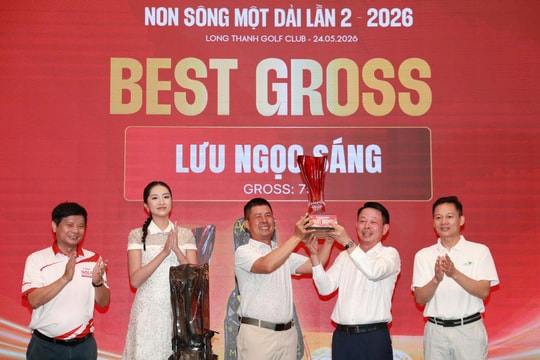 Golfer Lưu Ngọc Sáng vô địch Tiền Phong Golf Championship 2026