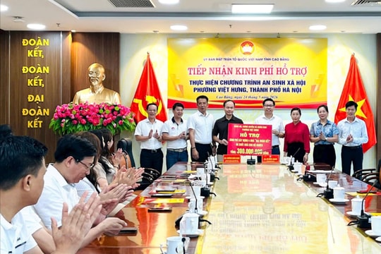 “Hành trình nhân ái” kết nối yêu thương từ Việt Hưng đến Cao Bằng