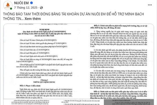 Minh bạch quỹ từ thiện, giữ niềm tin cộng đồng