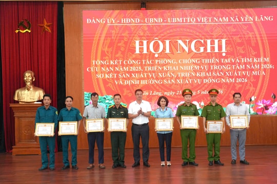 Xã Yên Lãng chủ động các phương án phòng, chống thiên tai, bão lũ