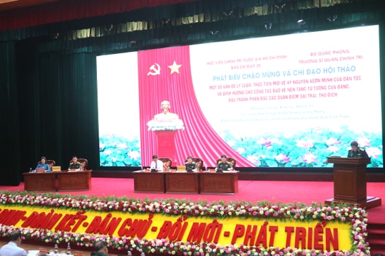 Xây dựng lá chắn tư tưởng vững chắc trước âm mưu “diễn biến hòa bình” trong thời kỳ mới