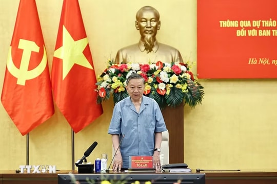 Tổng Bí thư, Chủ tịch nước Tô Lâm: Công tác lập pháp phải chuyển mạnh từ tư duy quản lý sang kiến tạo phát triển