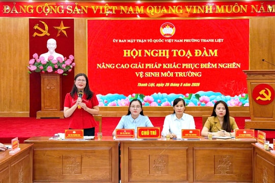 Thanh Liệt tọa đàm giải pháp khắc phục điểm nghẽn vệ sinh môi trường