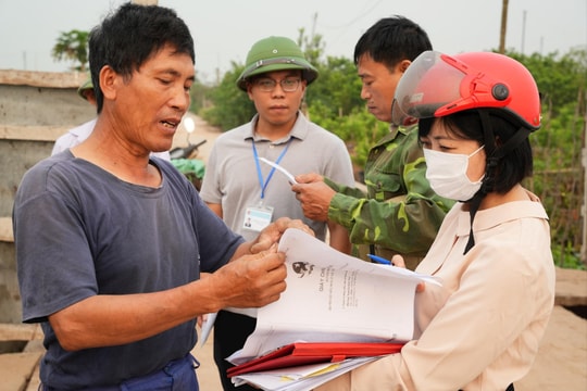 Xã Hồng Vân đã ban hành gần 14.000 thông báo thu hồi đất