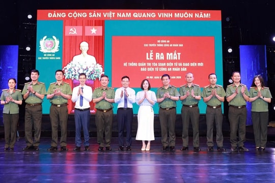 Báo Công an nhân dân ra mắt hệ thống quản trị toà soạn điện tử và giao diện mới