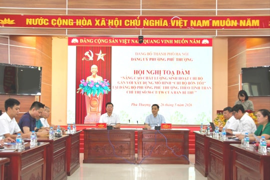 Phường Phú Thượng: Xây dựng “Chi bộ bốn tốt” từ những việc làm thực chất