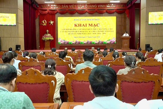 Xã Thạch Thất: Bồi dưỡng, nâng cao năng lực cho 180 cán bộ nguồn quy hoạch