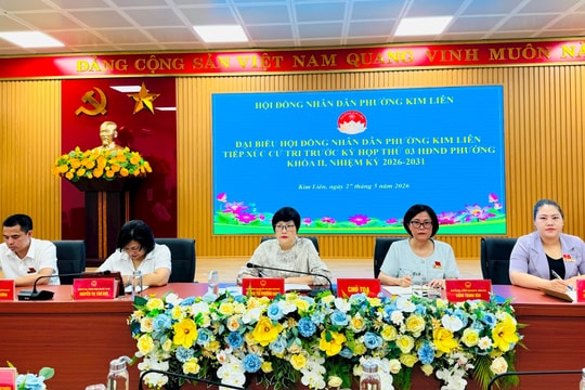 Cử tri phường Kim Liên kiến nghị nhiều vấn đề về trật tự đô thị