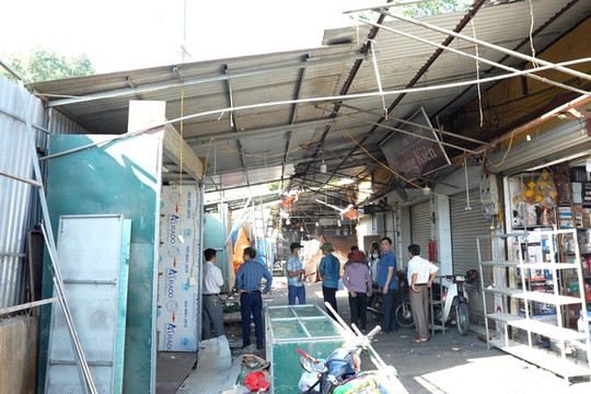 Dương Hoà: Tháo dỡ gần 400 gian hàng vi phạm