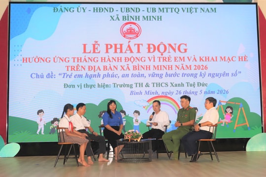 Xã Bình Minh chung tay bảo vệ trẻ em trước nguy cơ từ không gian mạng