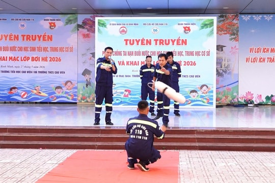 Xã Bình Minh đẩy mạnh tuyên truyền phòng, chống đuối nước cho trẻ em