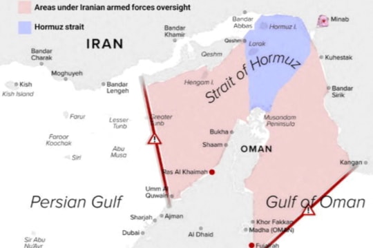 Mỹ trừng phạt Cơ quan Quản lý Eo biển Vịnh Ba Tư của Iran
