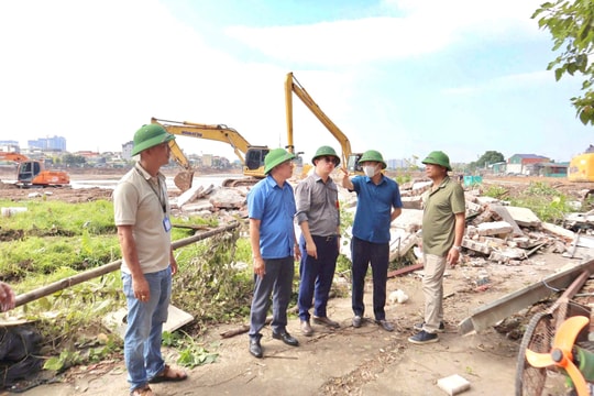 Từ Liêm: Nỗ lực cán đích GPMB hồ điều hòa Phú Đô trước thời hạn