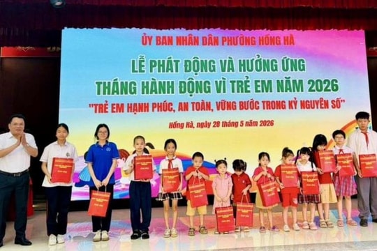 Phường Hồng Hà ký cam kết phối hợp quản lý, chăm sóc trẻ em trong dịp hè