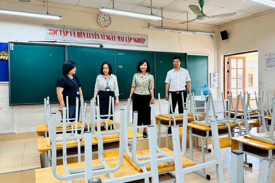 Phường Kim Liên kiểm tra, rà soát công tác chuẩn bị thi vào lớp 10