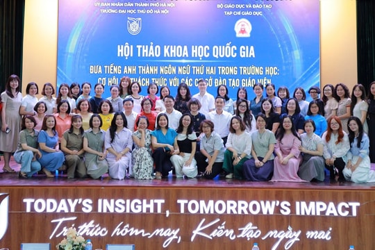 Thúc đẩy hành trình đưa tiếng Anh thành ngôn ngữ thứ hai trong trường học