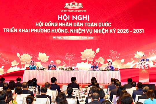Khai mạc Hội nghị toàn quốc triển khai phương hướng, nhiệm vụ của HĐND nhiệm kỳ 2026-2031