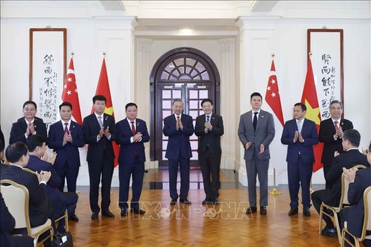 Tổng Bí thư, Chủ tịch nước Tô Lâm chứng kiến Lễ trao các văn kiện hợp tác Việt Nam – Singapore