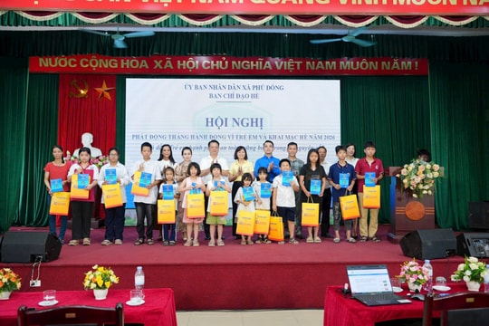 Xã Phù Đổng: Tổ chức nhiều hoạt động nâng cao kỹ năng cho trẻ em dịp hè 2026