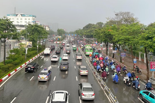 Bắc Bộ có mưa dông về chiều tối và đêm