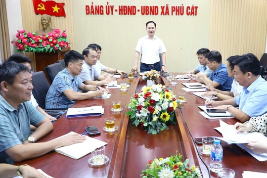 Xã Phú Cát tập trung đẩy nhanh giải ngân vốn đầu tư công năm 2026