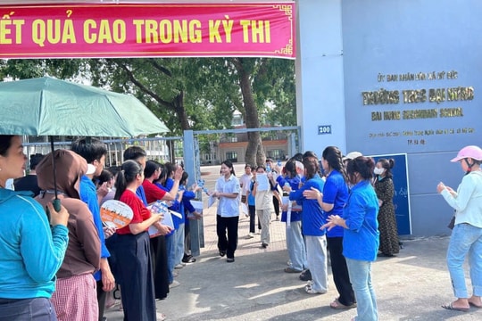 Xã Mỹ Đức: Ngày đầu thi vào lớp 10 an toàn, nghiêm túc