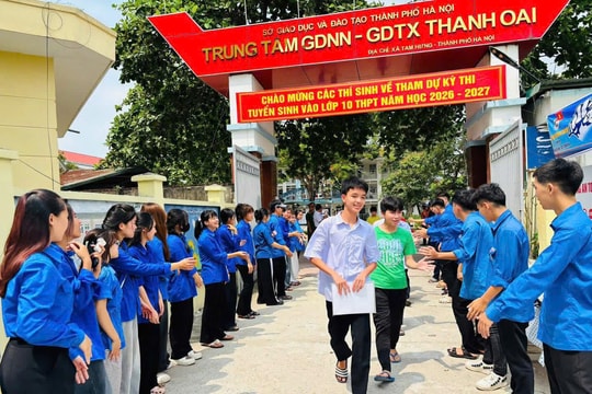 Hơn 600 thí sinh xã Tam Hưng hoàn thành ngày thi đầu tiên vào lớp 10 an toàn, nghiêm túc