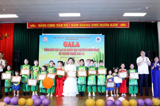 Chăm sóc trẻ em tại phường Đông Ngạc: Sẵn sàng các sân chơi hè bổ ích