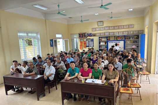 Hội Nông dân xã Thanh Oai tuyên truyền công tác GPMB thực hiện Dự án Khu đô thị thể thao quốc tế Hà Nội