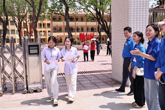 Hơn 1.200 thí sinh tại Ứng Thiên, Hòa Xá hoàn thành kỳ thi vào lớp 10 an toàn, nghiêm túc