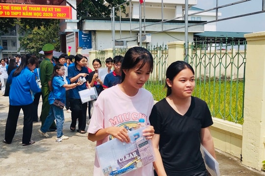 Kỳ thi vào lớp 10 THPT tại xã Tam Hưng diễn ra an toàn, đúng quy định