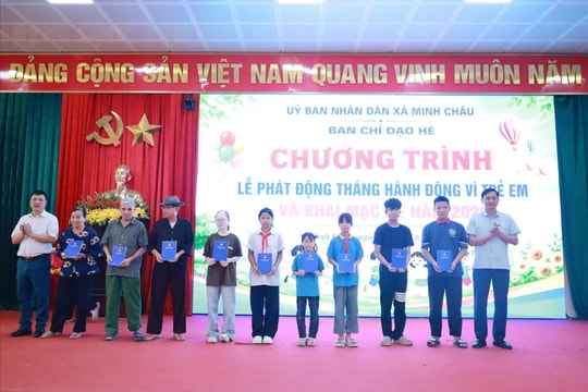 Minh Châu: Nhiều hoạt động ý nghĩa hưởng ứng Tháng hành động vì trẻ em