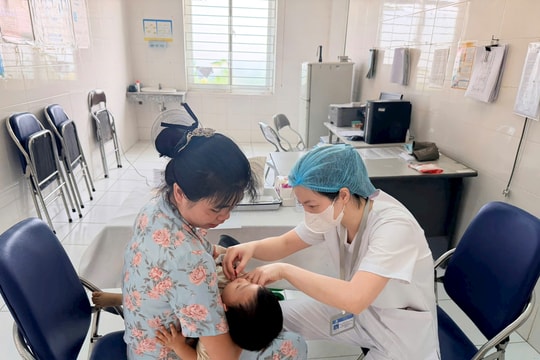 Thượng Cát triển khai chiến dịch bổ sung vitamin A góp phần nâng cao sức khỏe trẻ em
