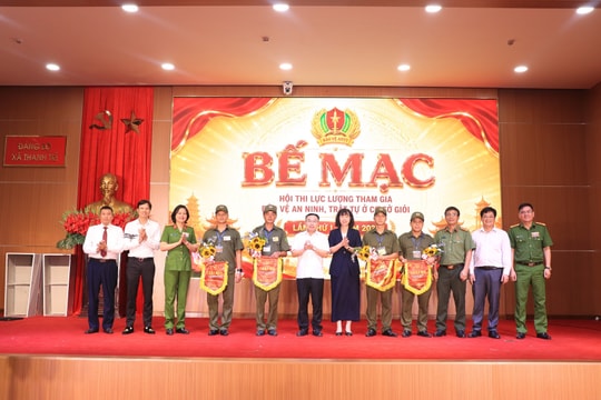 Sôi nổi hội thi “Lực lượng tham gia bảo vệ an ninh, trật tự ở cơ sở giỏi”