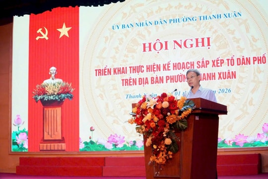Phường Thanh Xuân triển khai sắp xếp tổ dân phố, nâng cao hiệu quả quản lý ở cơ sở