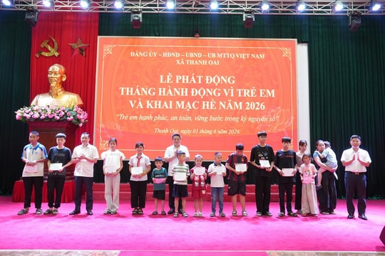 Thanh Oai: Nhiều hoạt động nhân Tháng hành động vì trẻ em năm 2026