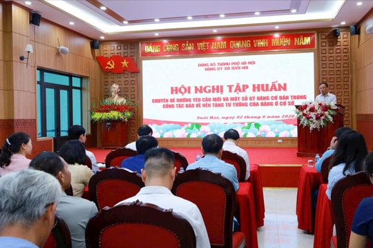 Xã Suối Hai xây dựng thế trận tư tưởng vững chắc từ cơ sở